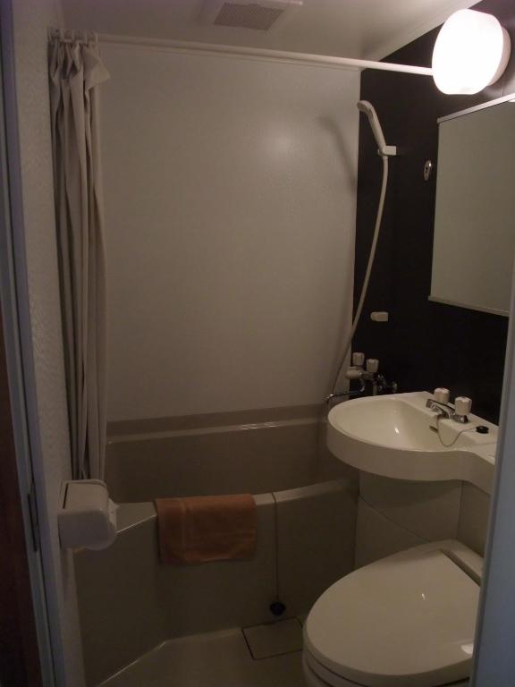 Koupelna v ubytování Ochanomizu Hotel Shoryukan