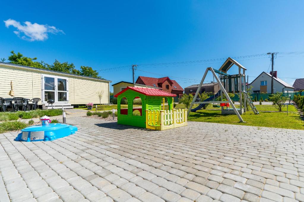 Herní místnost nebo prostor pro děti v ubytování Domki u Polki