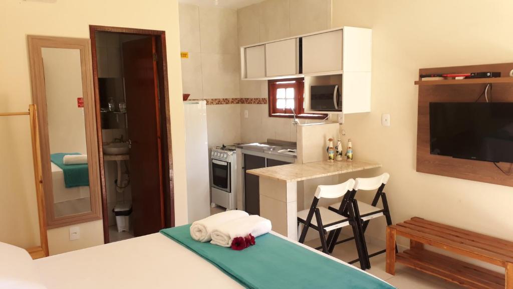 Parque dos Coqueiros- Bangalos e Suites - Bungalow Con Vista Al Mar