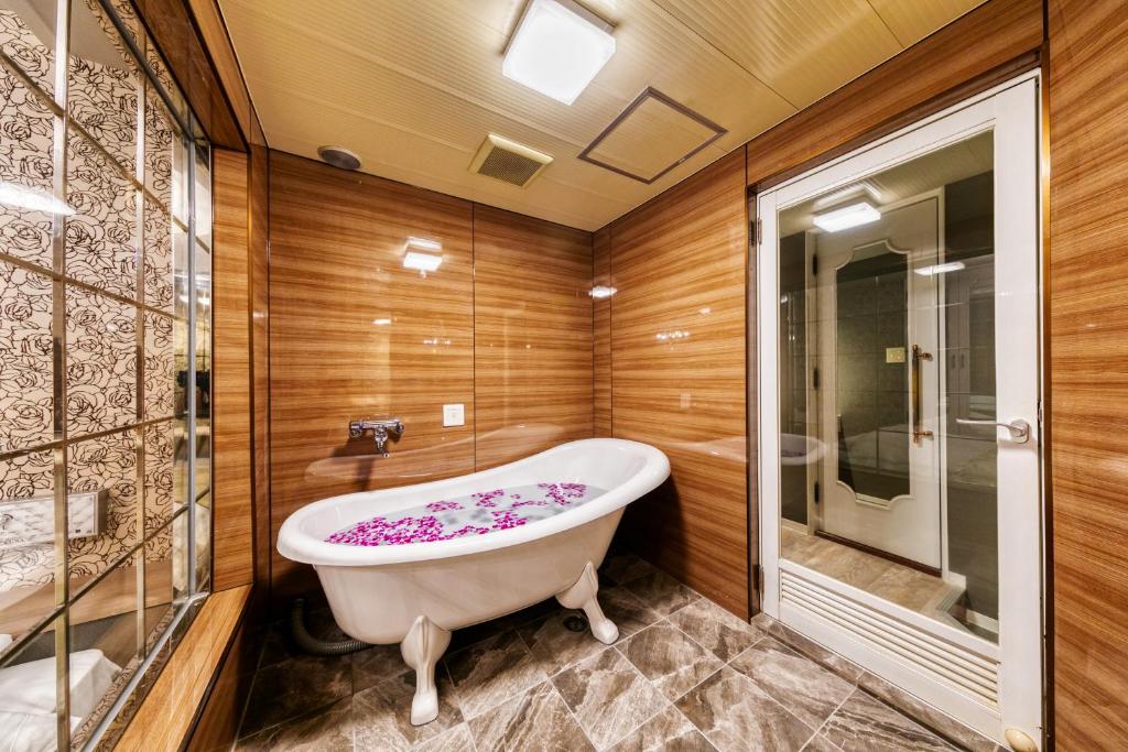 Koupelna v ubytování Hotel Luna Ibaraki(Adult Only)