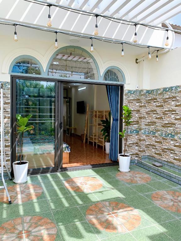Sân trong/khu vực ngoài trời tại Xoài Xanh Hostel & Villa