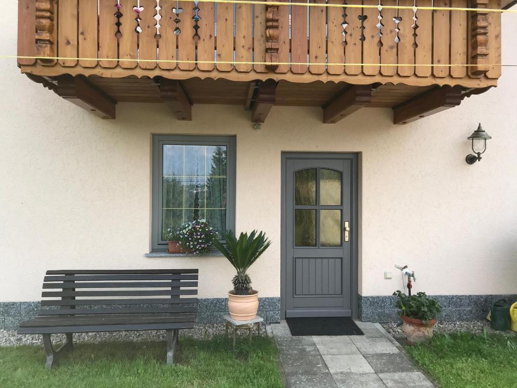 Aed väljaspool majutusasutust Ferienwohnung Prüfer