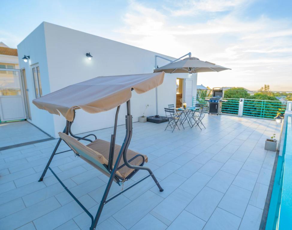 Bazén v ubytování Abiki Mauritius nebo v jeho okolí