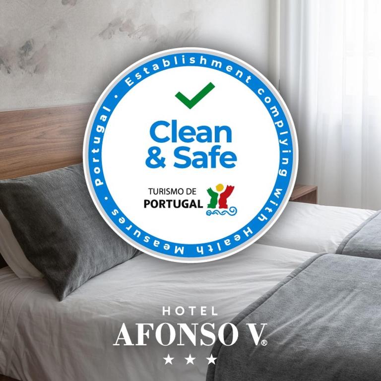 Certifikát, hodnocení, plakát nebo jiný dokument vystavený v ubytování Hotel Afonso V & SPA