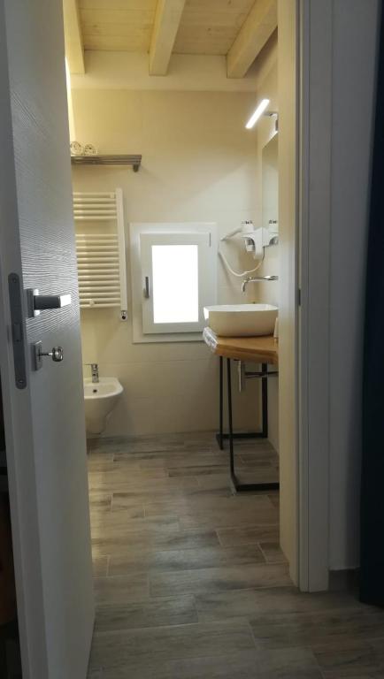 Koupelna v ubytování TRANI LA GRAZIA b&b