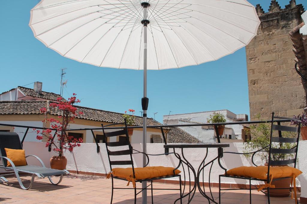 Balkón alebo terasa v ubytovaní La Piquera Hostal