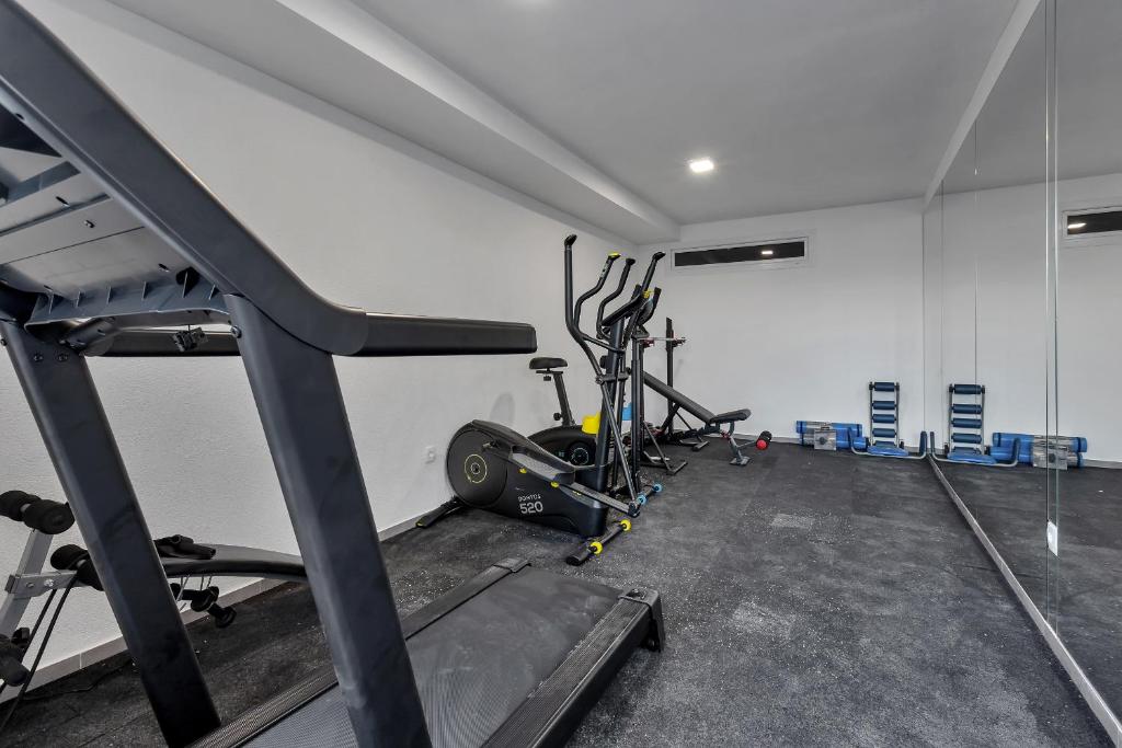 Fitnesscentret og/eller fitnessfaciliteterne på Apartments Villa Medo