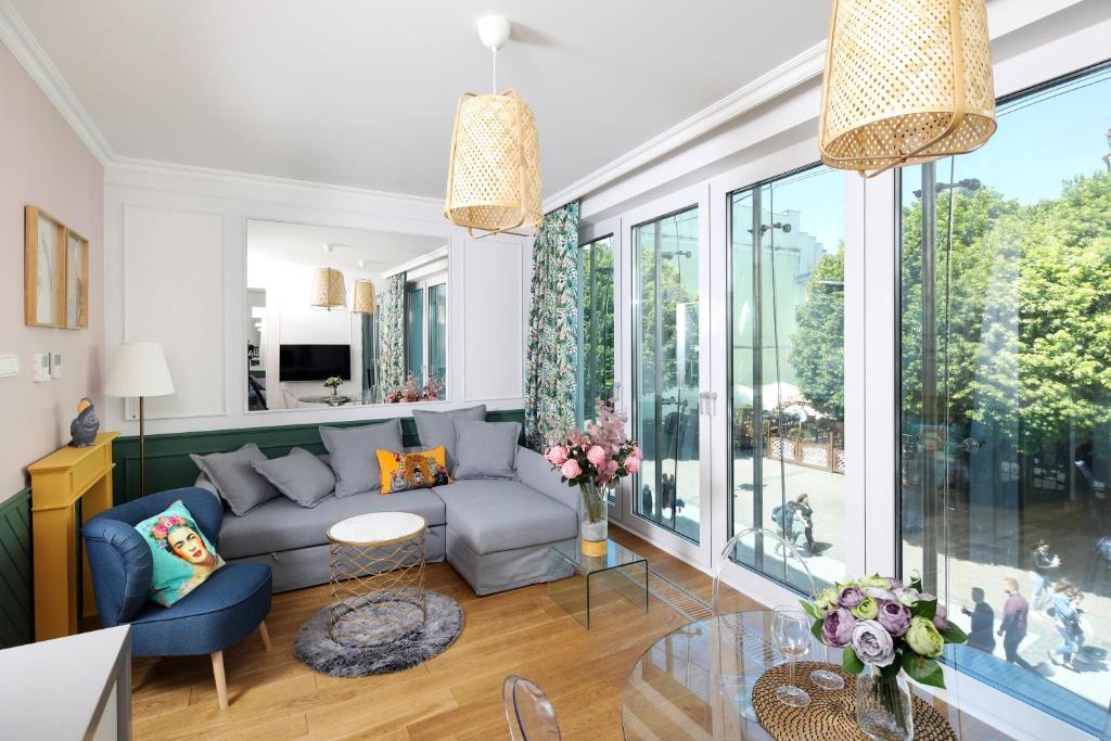 Posezení v ubytování Wave3 - Monte Cassino by OneApartments