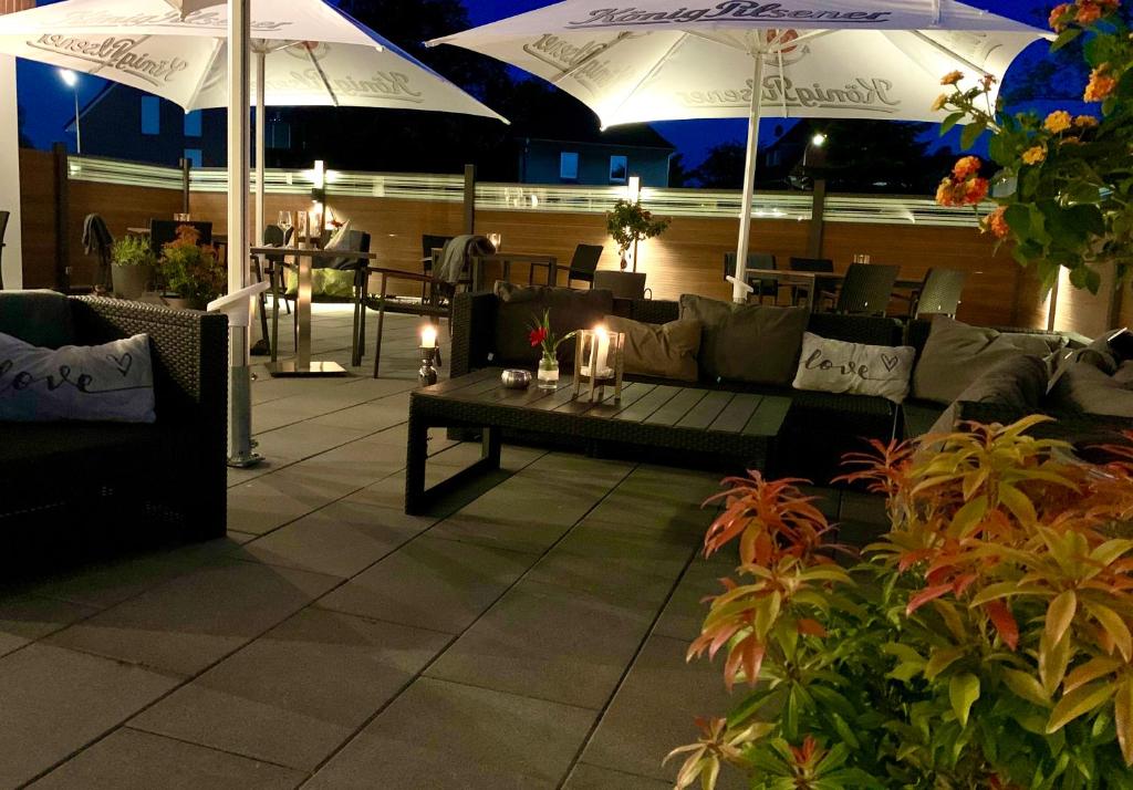Posezení v ubytování Hotel Stadt Aurich
