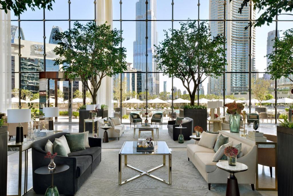Posezení v ubytování Address Sky View, Downtown Dubai