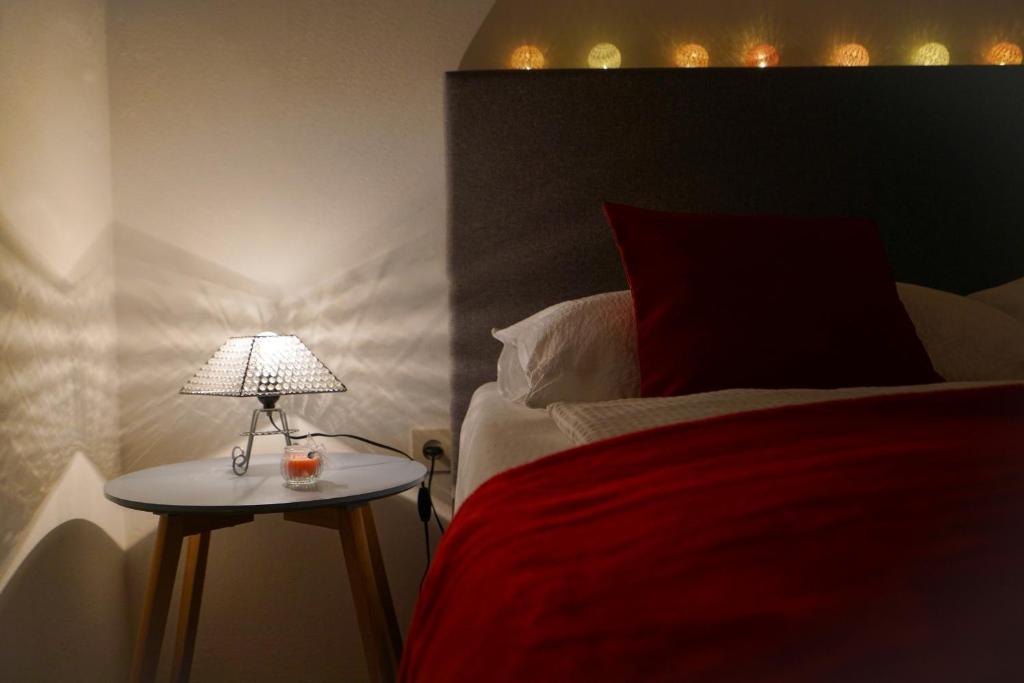 Posteľ alebo postele v izbe v ubytovaní Apartment Jardin with free cowered parking