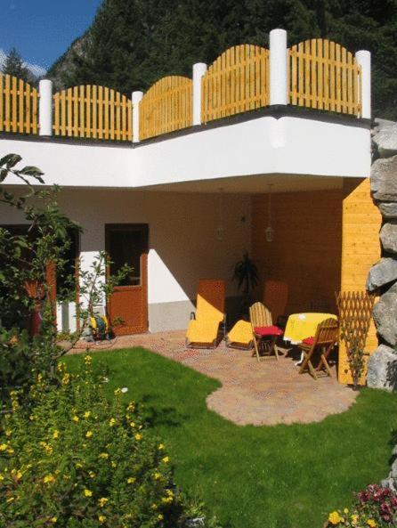 Zahrada ubytování s´Waldhaus