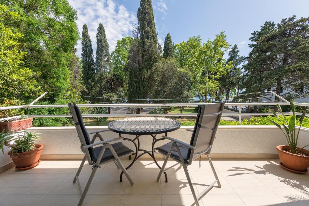Balkón nebo terasa v ubytování Green Park Luxury Rooms