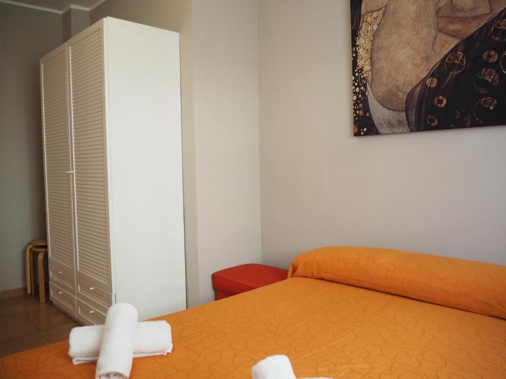 Postel nebo postele na pokoji v ubytování NINFA Apartamento con balcón ideal familias con vistas al mar