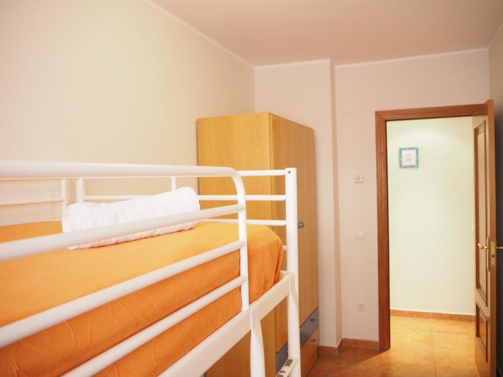 Postel nebo postele na pokoji v ubytování NINFA Apartamento con balcón ideal familias con vistas al mar