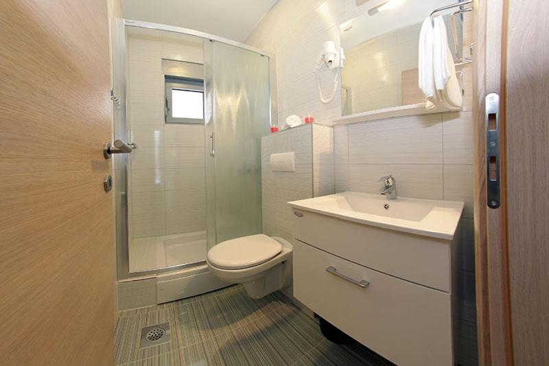 Koupelna v ubytování Apartments Simic Makarska