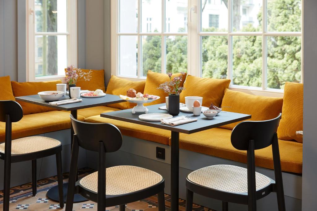 Posezení v ubytování stilwerk Hotel Heimhude