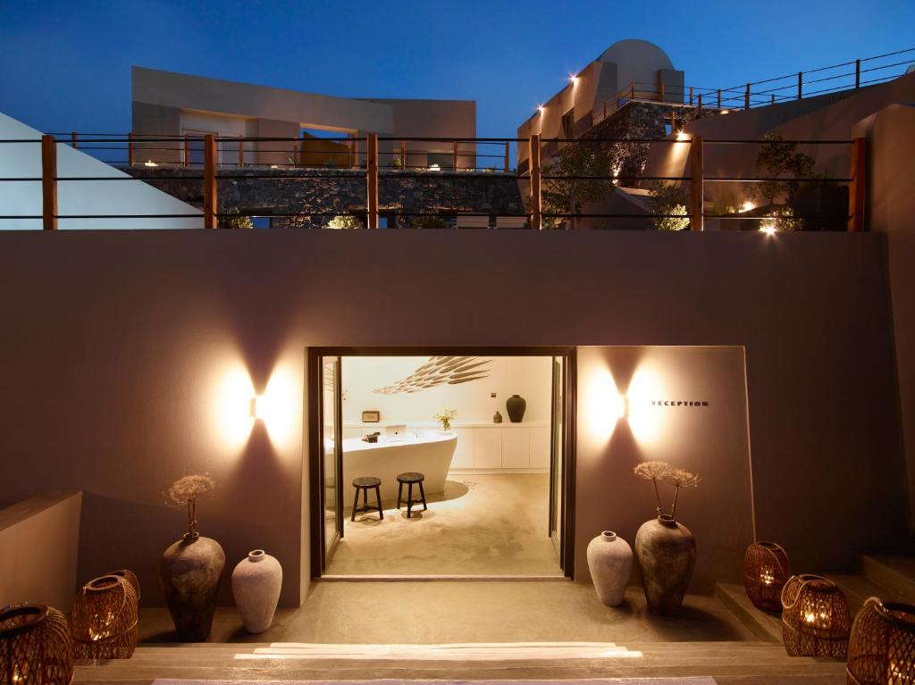 Balkón nebo terasa v ubytování Melidonia Suites