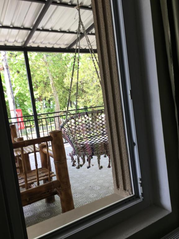 Balkón nebo terasa v ubytování Guest House Ok