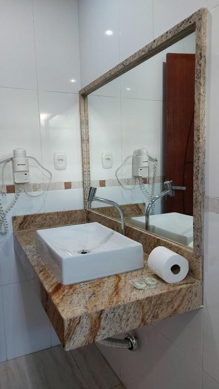 Koupelna v ubytování Porto Bali Hotel