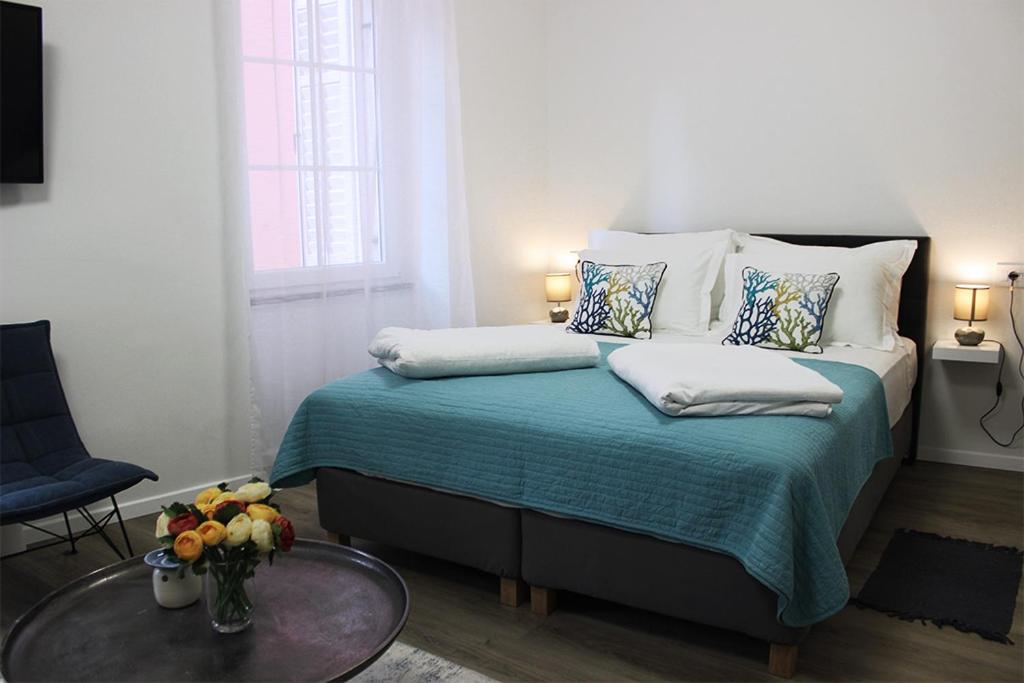 Postel nebo postele na pokoji v ubytování Love Apartment Rovinj