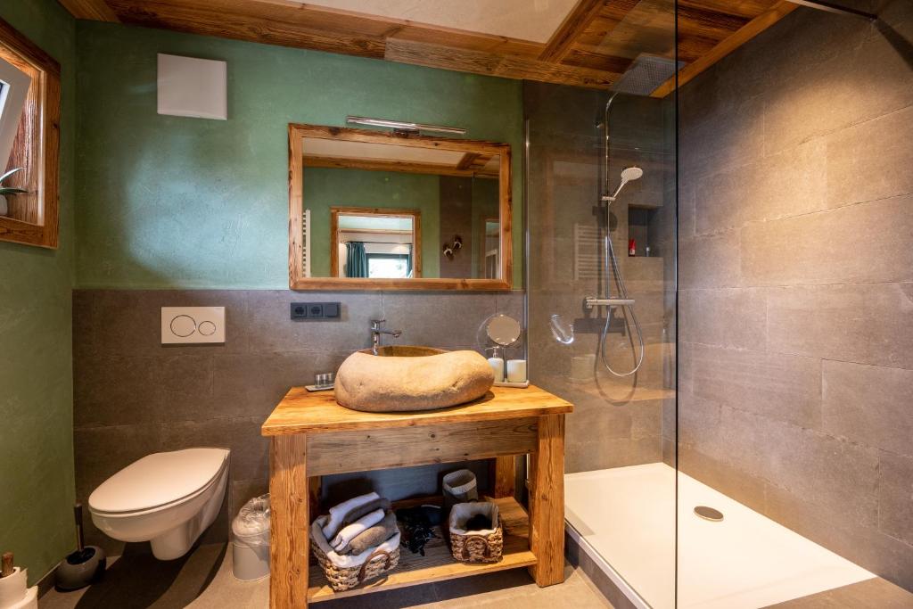 Koupelna v ubytování Gästehaus Richter