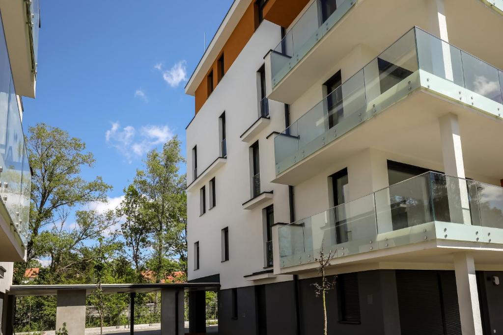 Budova, v ktorej sa apartmán nachádza