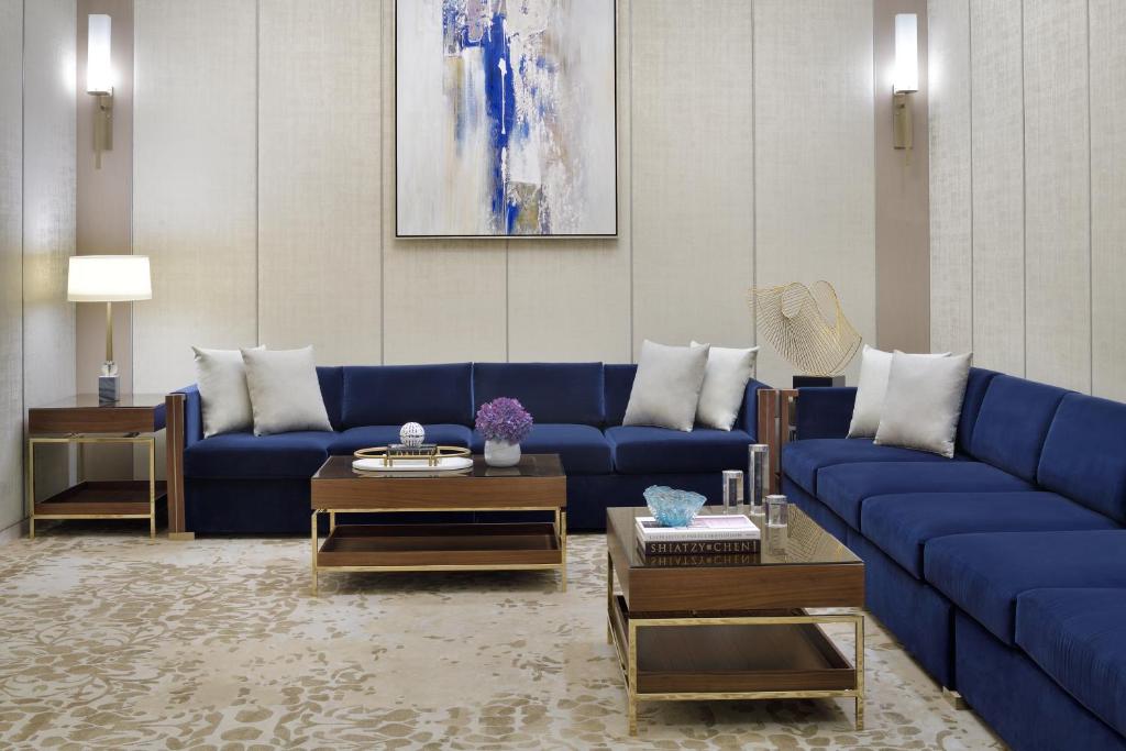 Address Dubai Mall的休息区