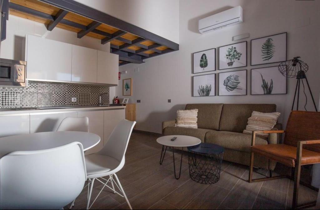 Posezení v ubytování Apartamentos Turísticos Huerto El Horno