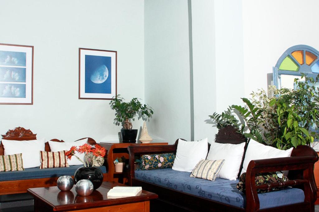Posezení v ubytování Hotel Kalma