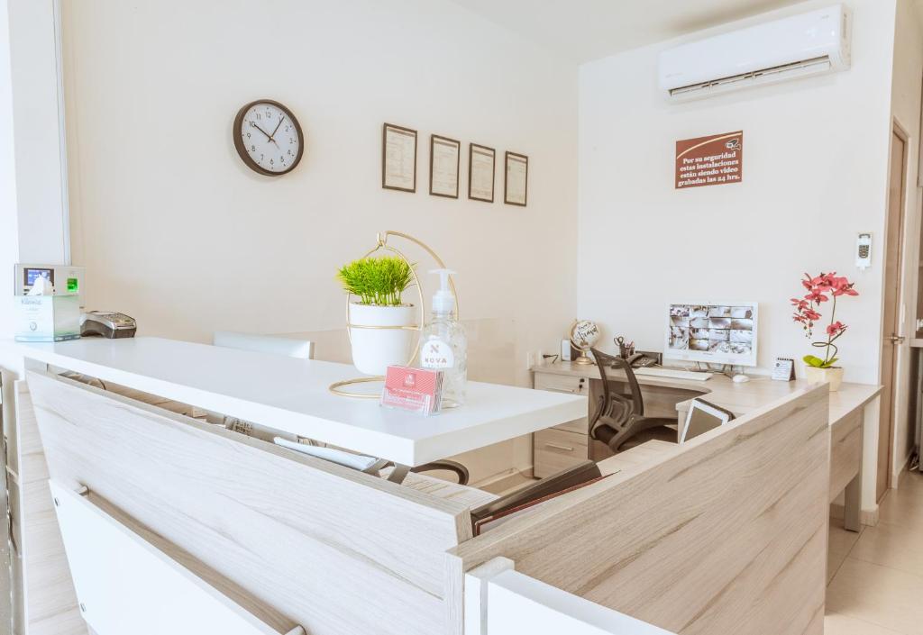 Posezení v ubytování Nova Hotel