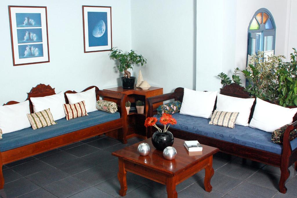 Posezení v ubytování Hotel Kalma