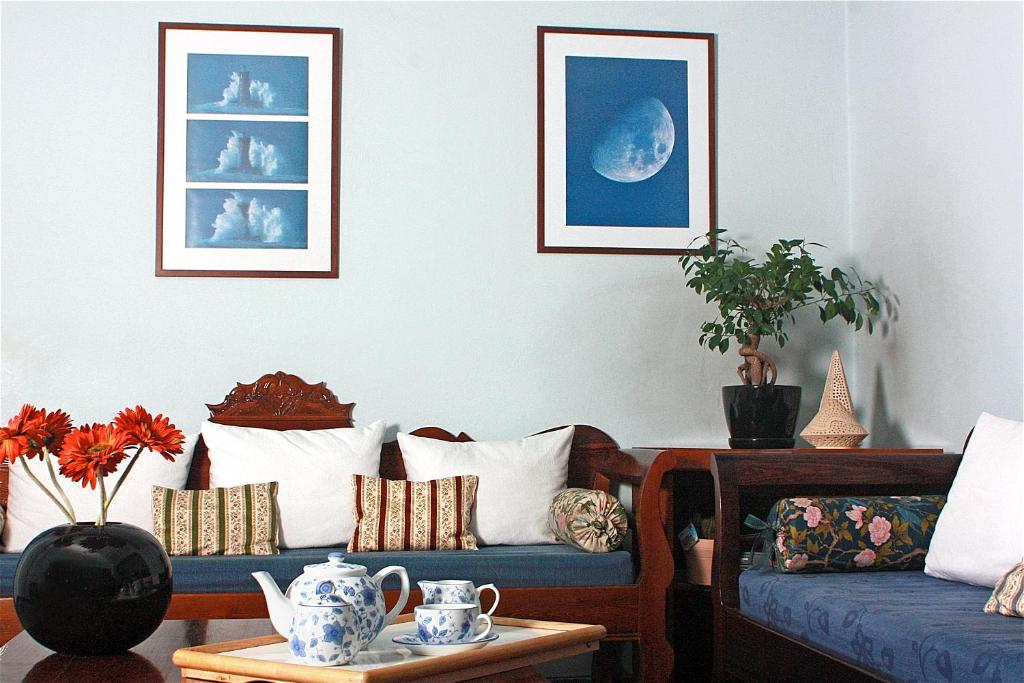 Posezení v ubytování Hotel Kalma