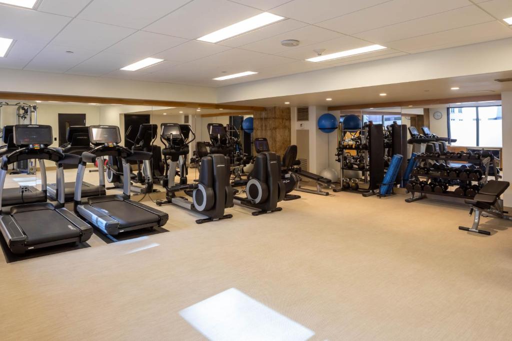 Fitness centrum a/nebo fitness zařízení v ubytování Hotel Valencia Riverwalk