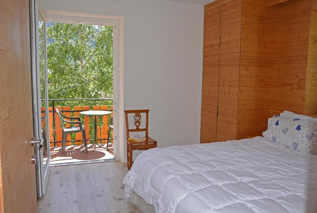 Posteľ alebo postele v izbe v ubytovaní Casa vacanze Heidi e Peter Val di Rabbi
