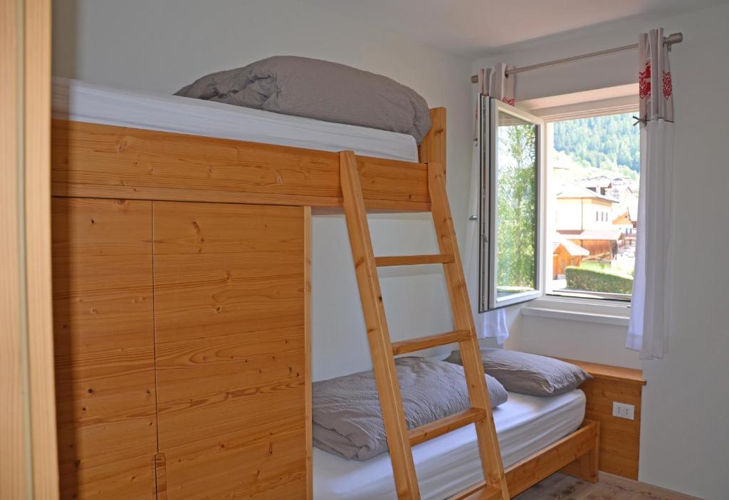 Posteľ alebo postele v izbe v ubytovaní Casa vacanze Heidi e Peter Val di Rabbi