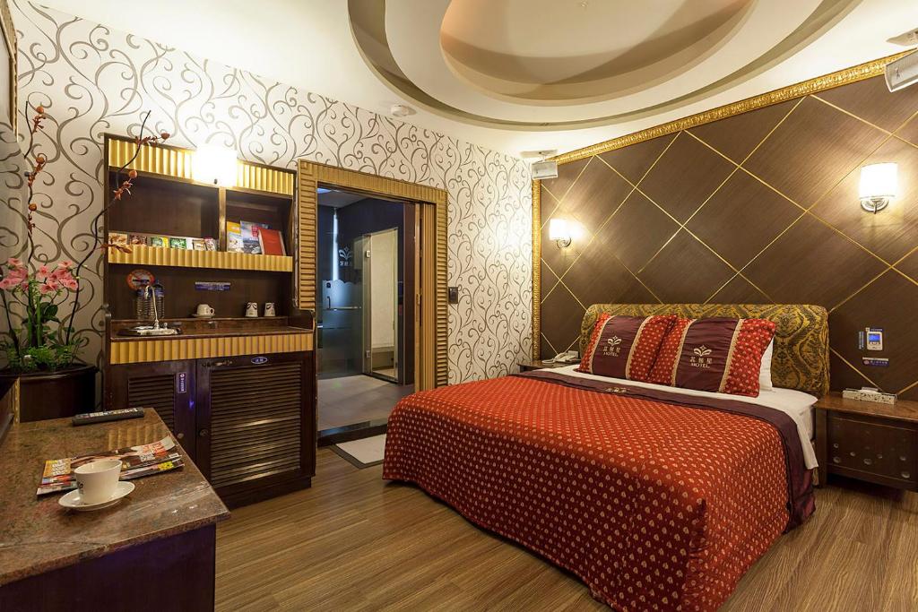 Postel nebo postele na pokoji v ubytování PGS Motel