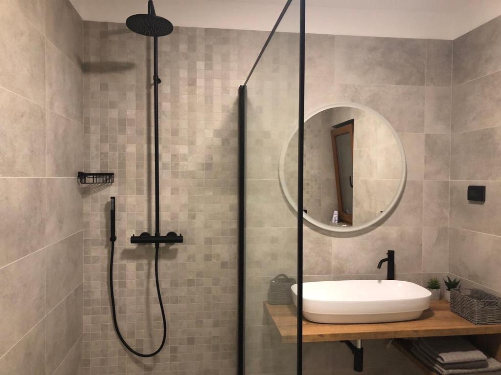 Kúpeľňa v ubytovaní Apartments & Room Piutti
