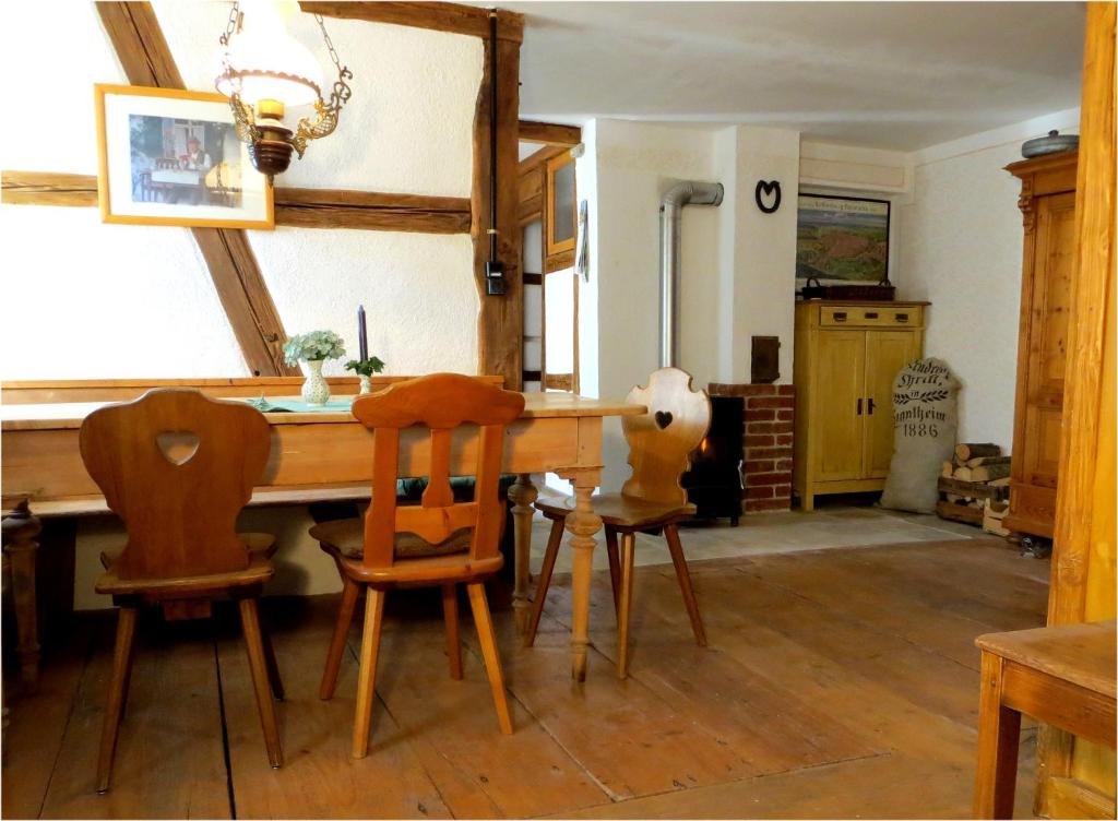 Posezení v ubytování Ferienhaus Pfeiffer
