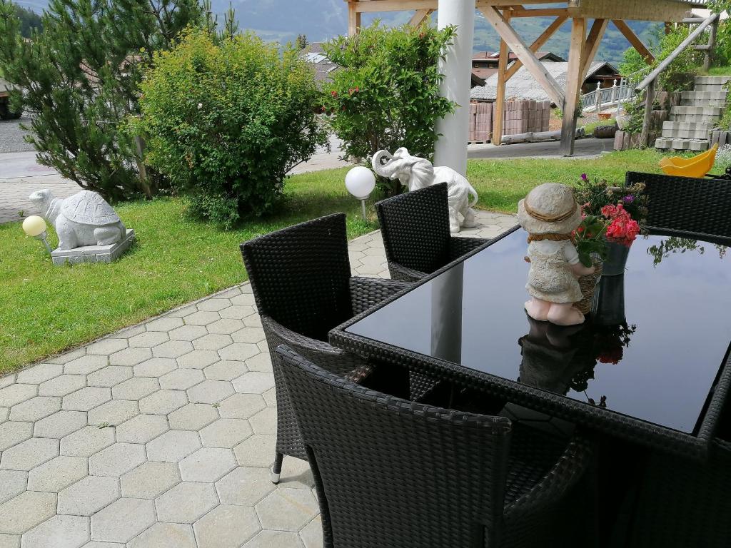 Zahrada ubytování Appartements Rosmarie