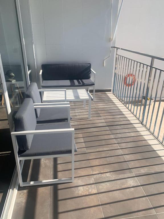 A balcony or terrace at Calafell Torre Sol 4