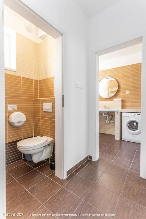 Kúpeľňa v ubytovaní Corvin Plaza Apartments & Suites