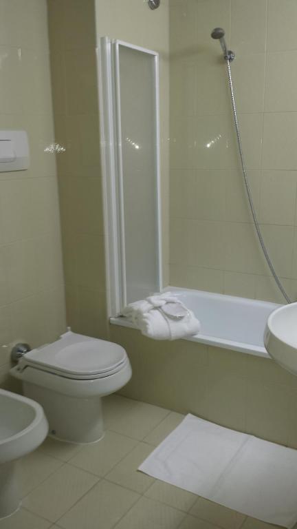 Koupelna v ubytování Hotel Elisabeth Due