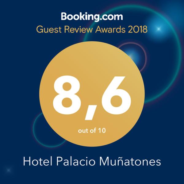 Certifikát, hodnocení, plakát nebo jiný dokument vystavený v ubytování Hotel Palacio Muñatones