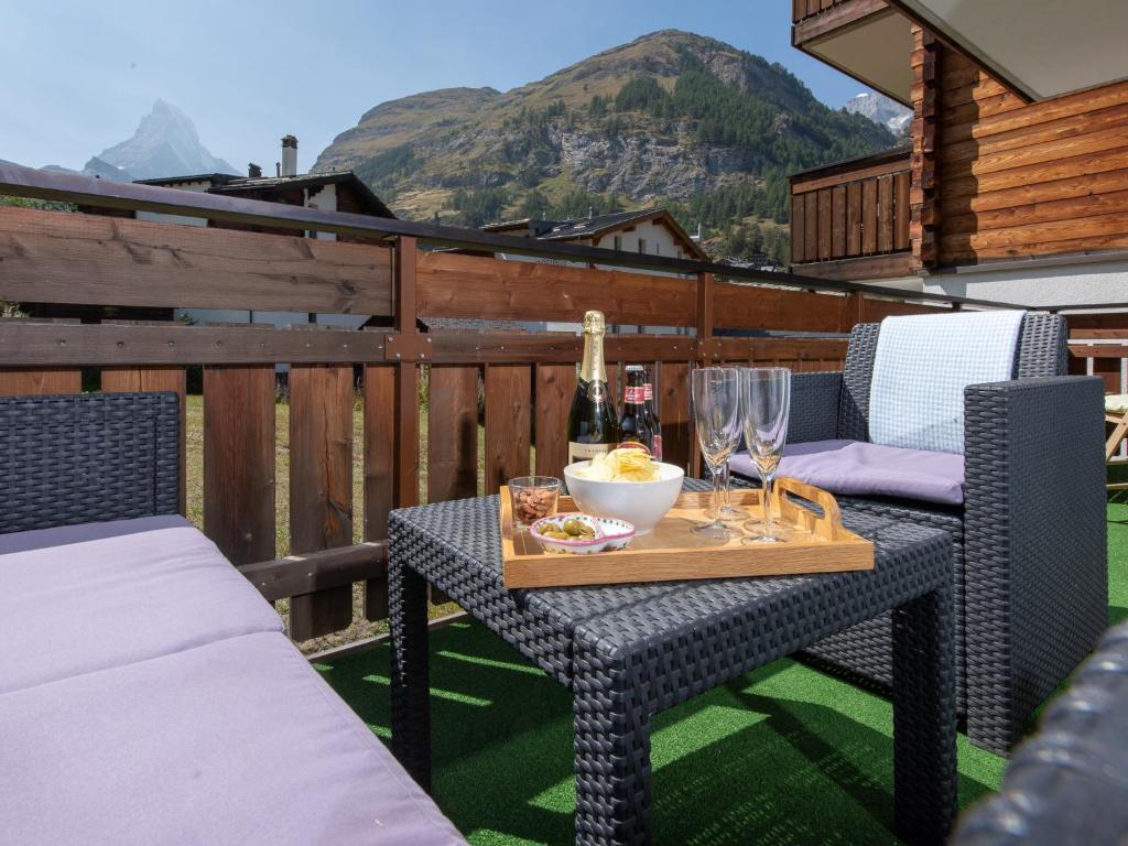 Nespecifikovaný výhled na hory nebo výhled na hory při pohledu z apartmánu