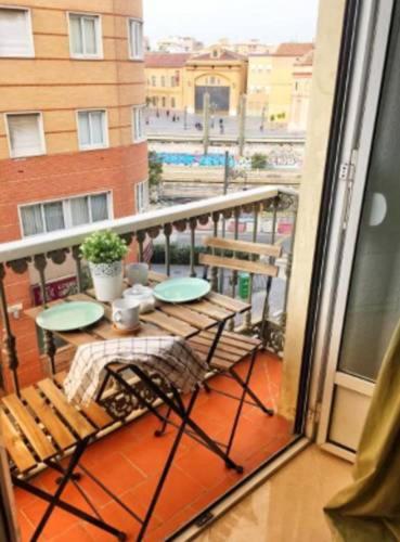 Balkón nebo terasa v ubytování Balcony & Room Malaga centro