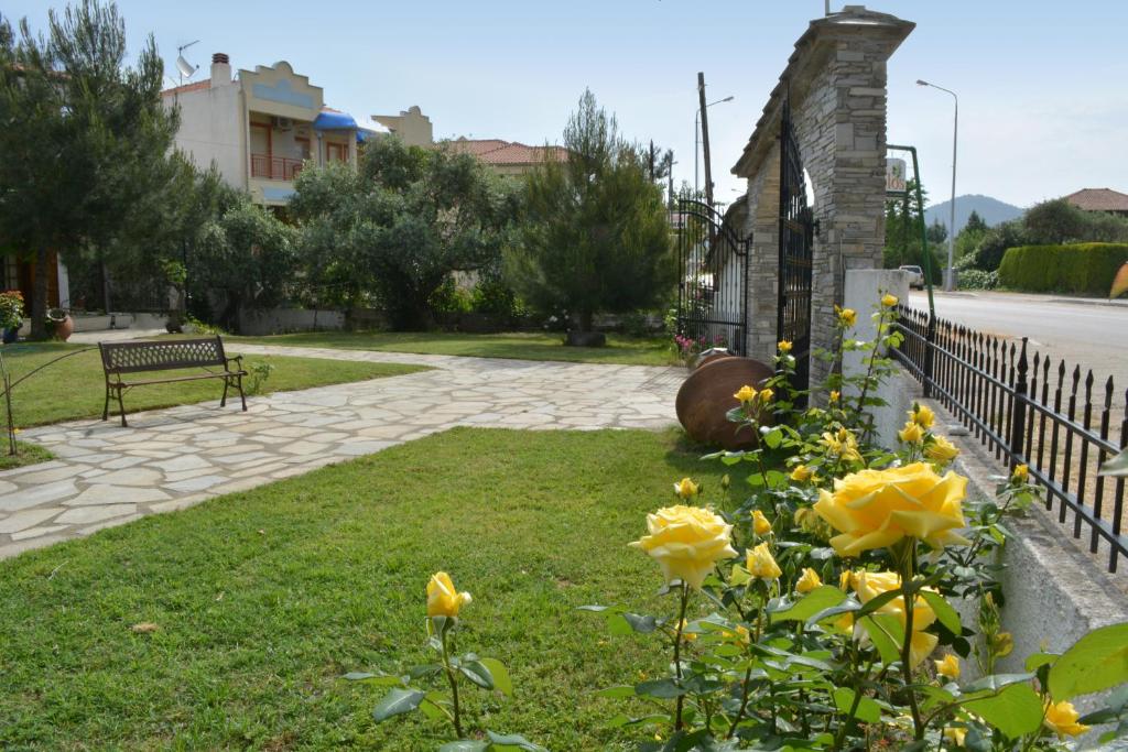 Zahrada ubytování Villa Molos