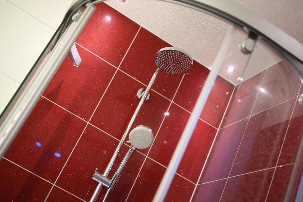 Koupelna v ubytování Ambiente Hotel Freieck
