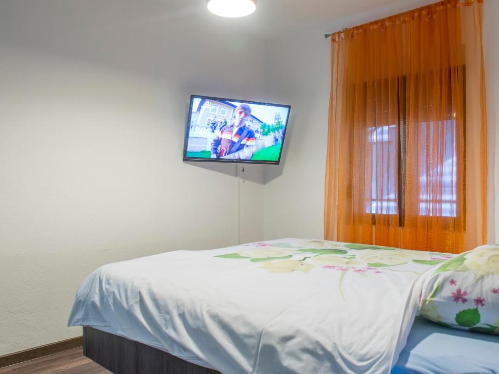 TV a/nebo společenská místnost v ubytování Apartments Windrose