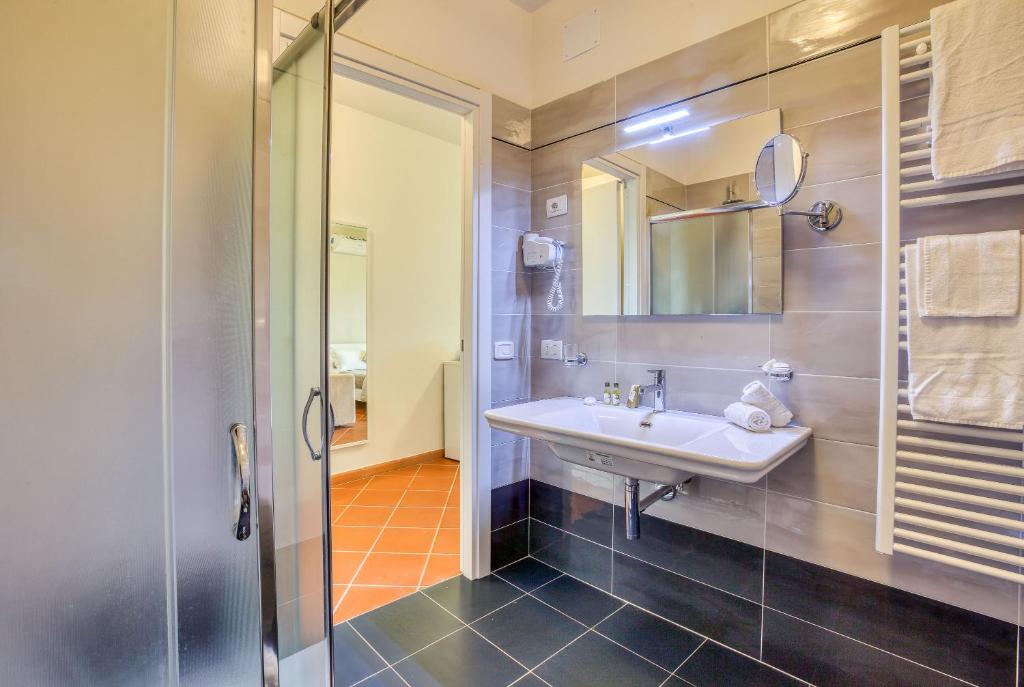 Koupelna v ubytování Hotel Villa De Santis